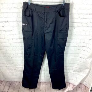 TESLA Official Men’s Staff Cargo Pant‎ Black W/White Logo NWOT Men’s Size 38x32